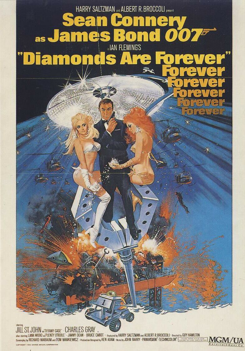 Diamonds Are Forever (1971): James Bond Collection - Brand New Sealed - Pal VHS-