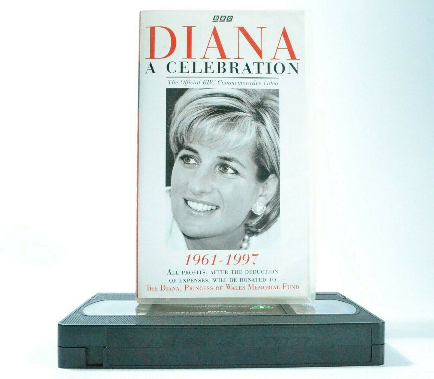 Diana: A Celebration - Documentary - Princess Of Wales - Memorial Fund - Pal VHS-