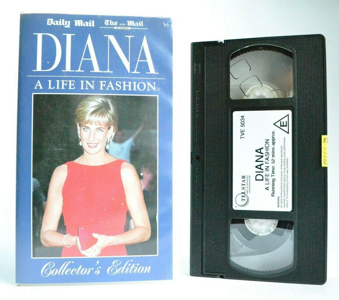 Diana: A Life In Fashion - Documentary - Interviews - Princess Of Wales - VHS-