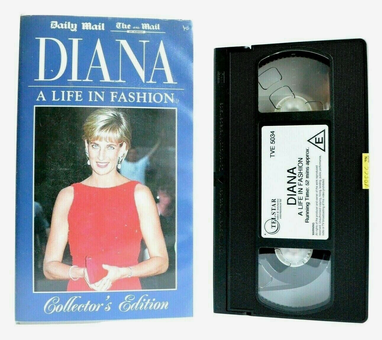 Diana: A Life In Fashion - Documentary - Interviews - Princess Of Wales - VHS-