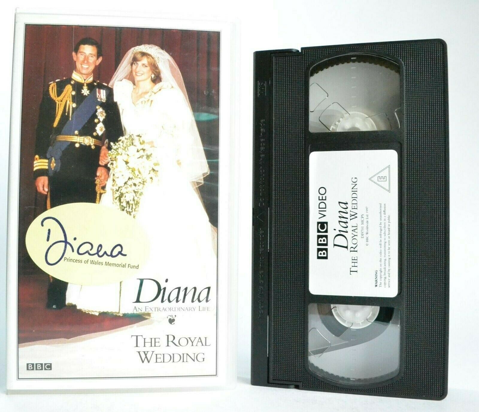 Diana: An Extraordinary Life - Documentary - Lady Diana - Royal Wedding - VHS-