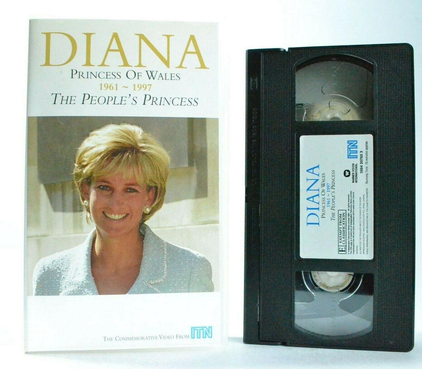 Diana: The People's Princess - (1997) Documentary - Princess Of Wales - Pal VHS-