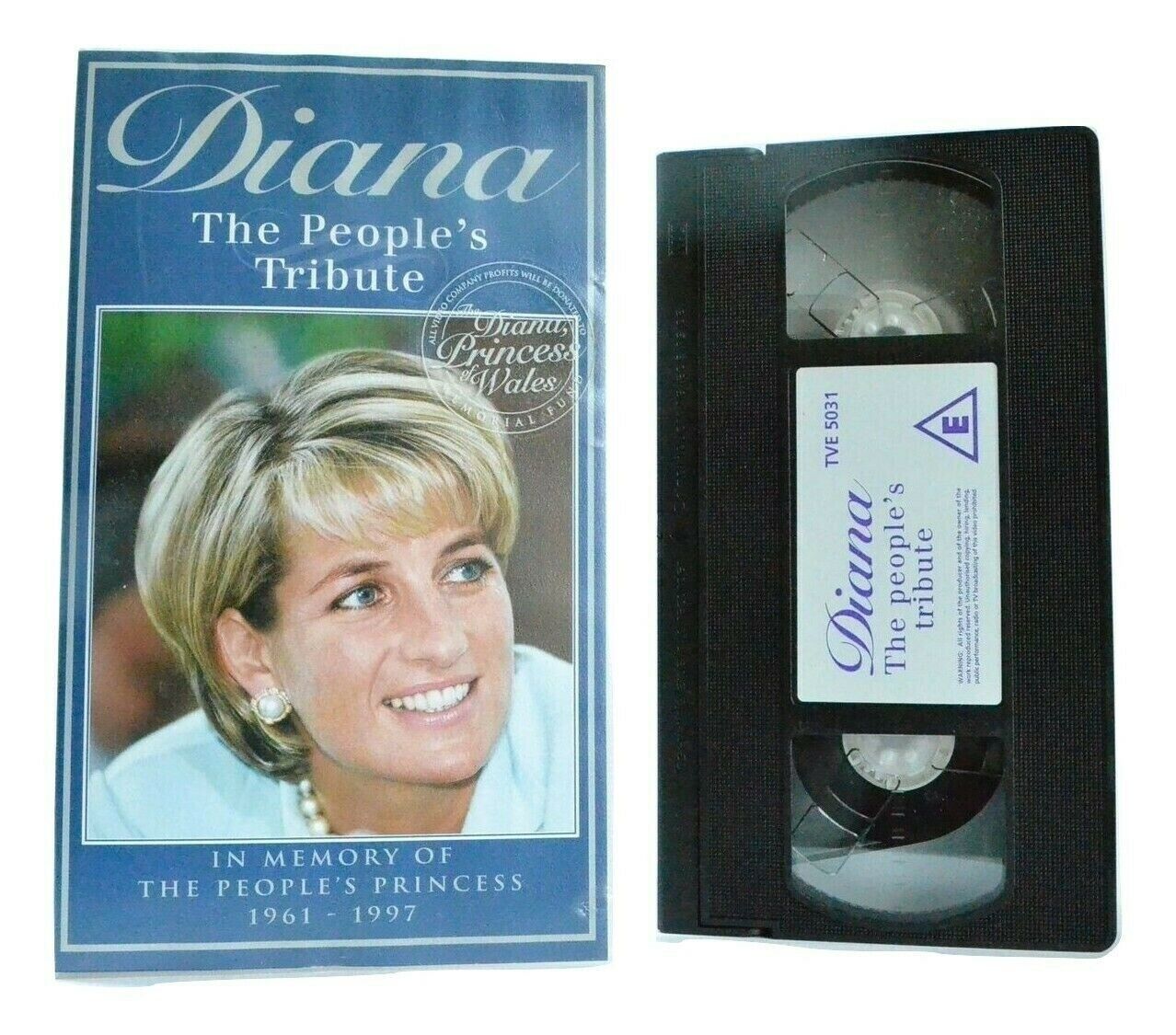 Diana: The People's Tribute (1961-1997) - Documentary - Princess Of Wales - VHS-