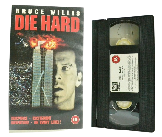 Die Hard (1988): Action - Bruce Willis/Alan Rickman - "Greatest Christmas" - VHS-