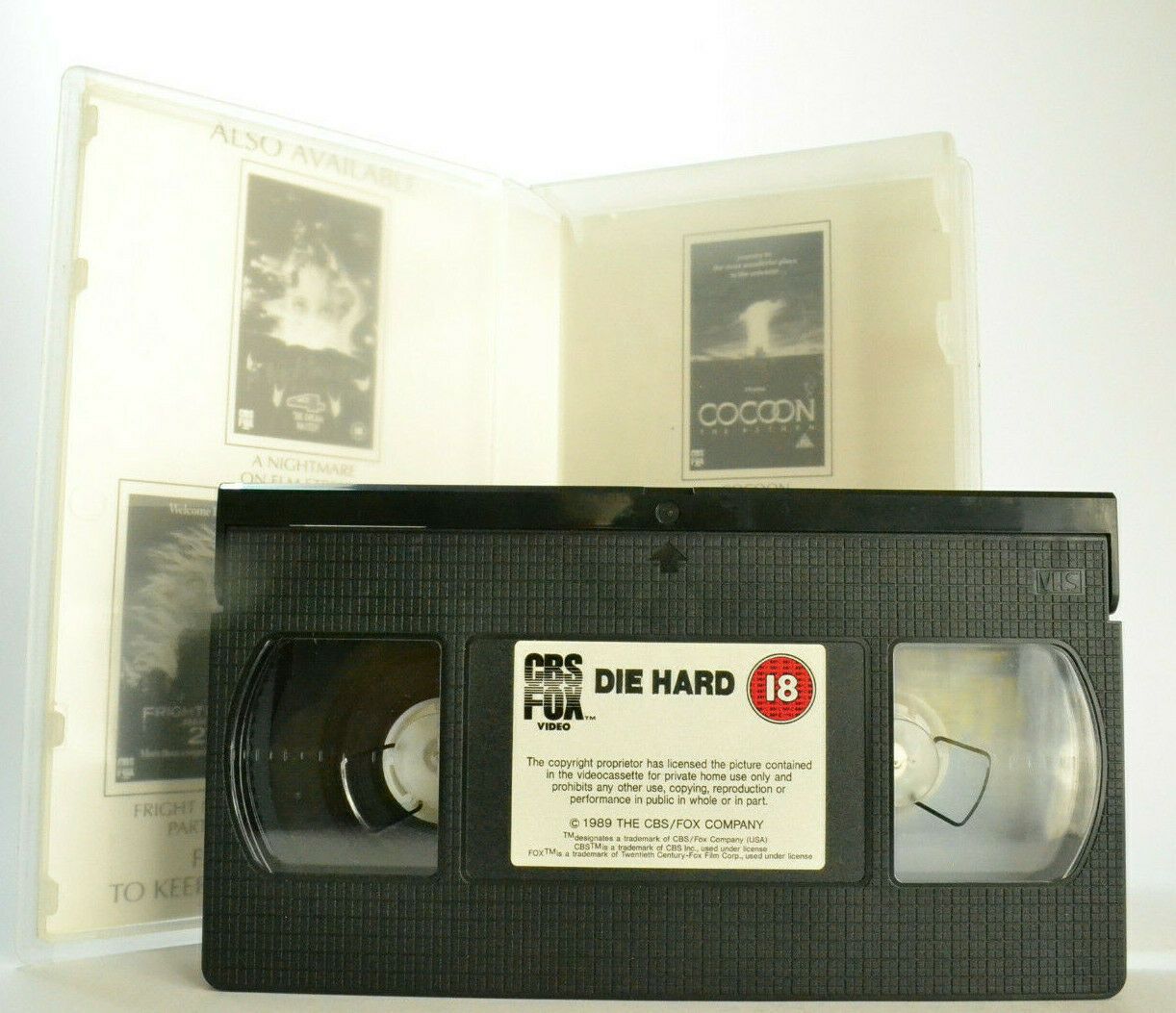 Die Hard (1988): First Home Release - Action - Bruce Willis/Alan Rickman - VHS-