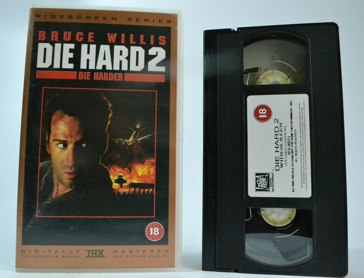 Die Hard 2 (Die Harder); [Widescreen] THX Mastered - Action - Bruce Willis - VHS-