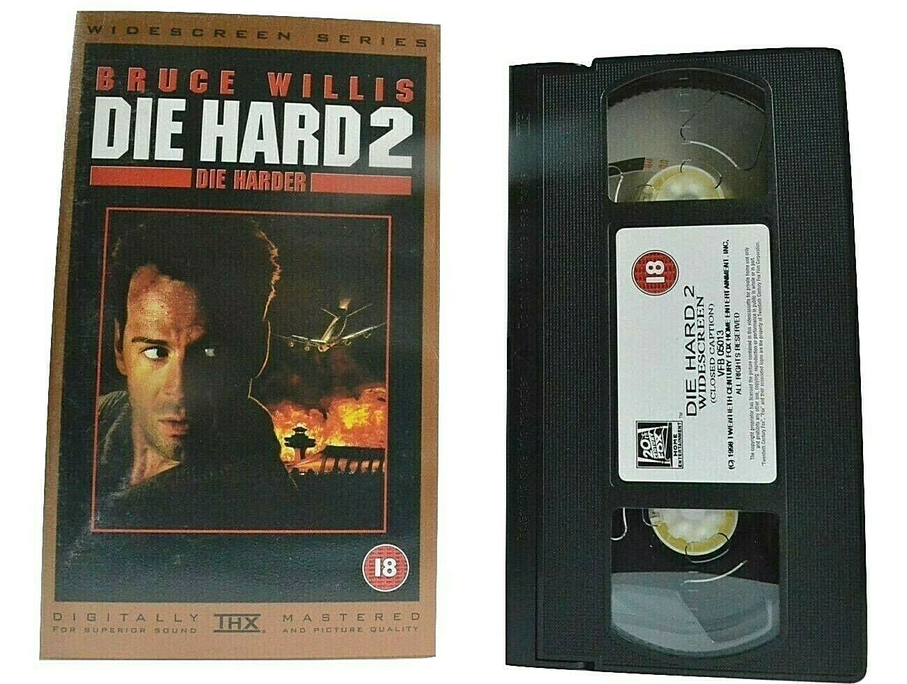 Die Hard 2 (Die Harder); [Widescreen] THX Mastered - Action - Bruce Willis - VHS-