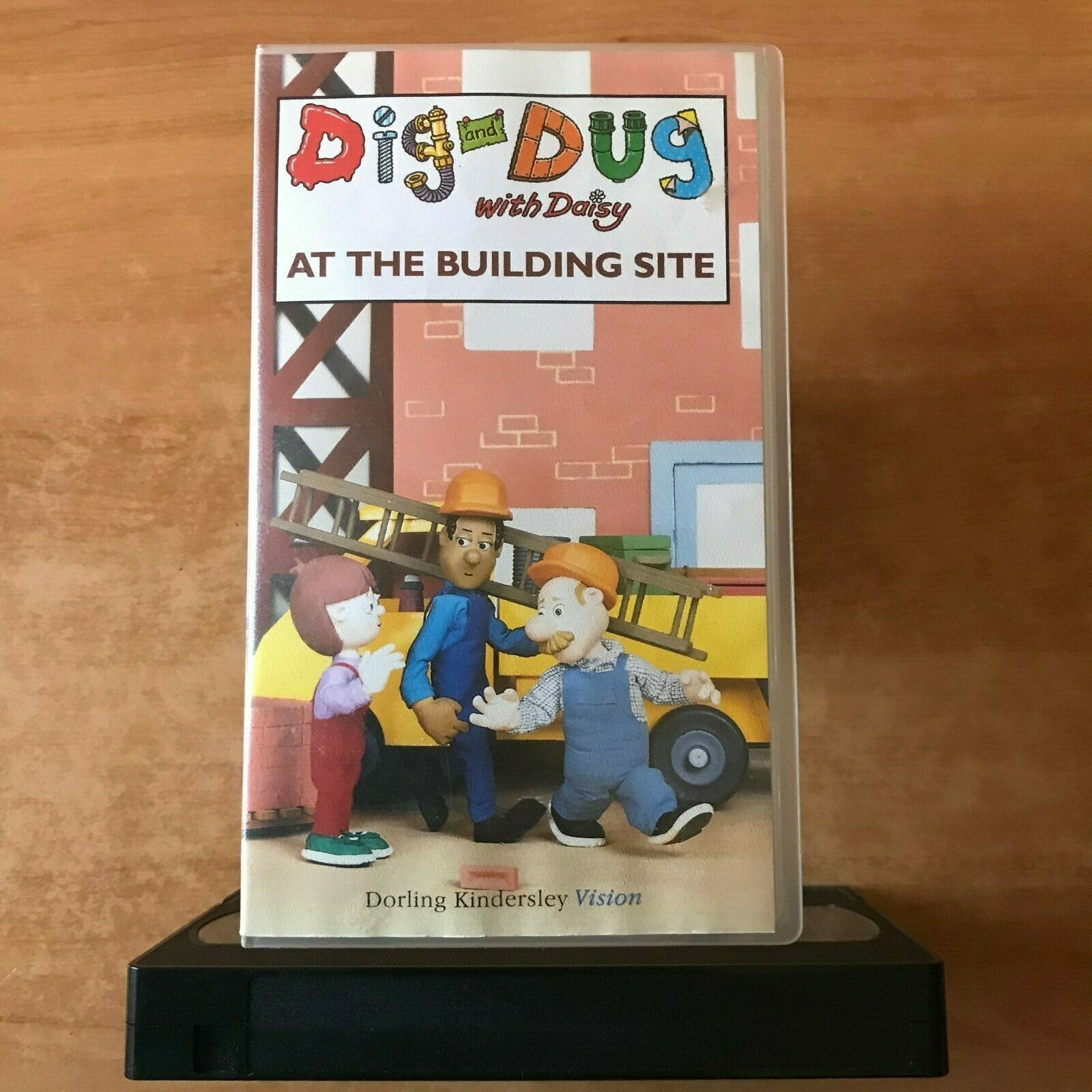 Dig-Dug With Daisy: At The Building Site - Animated Adventures - Kids - Pal VHS-