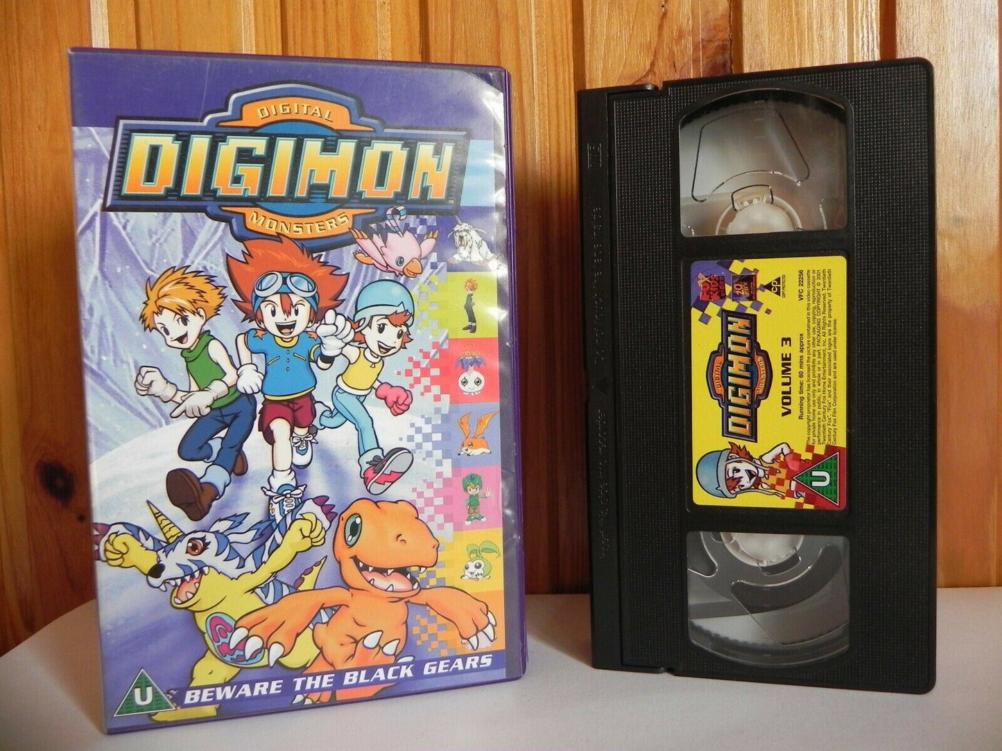 Digimon Digital Monsters - Fox Kids Video - Animated - Adventure - Kids - VHS-