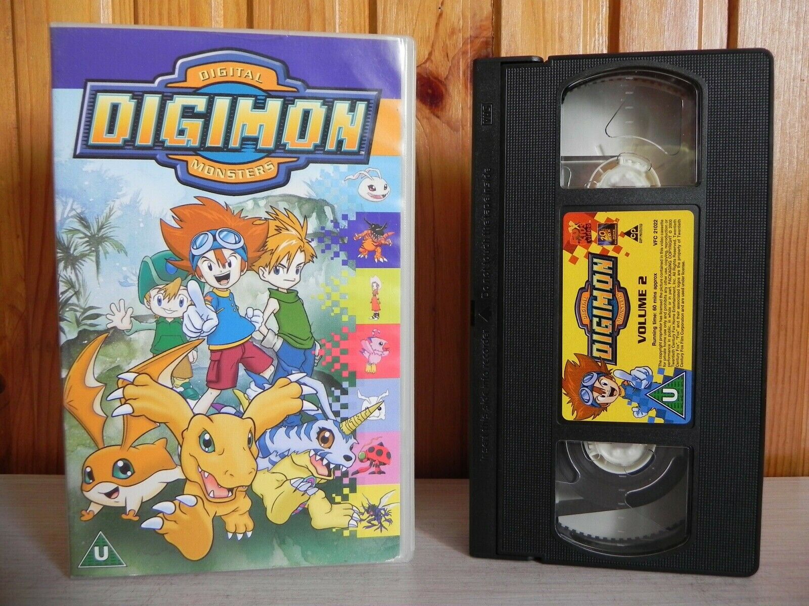 Digimon - Digital Monsters - Volume 2 - Fox Kids Video - Three Episodes - VHS-