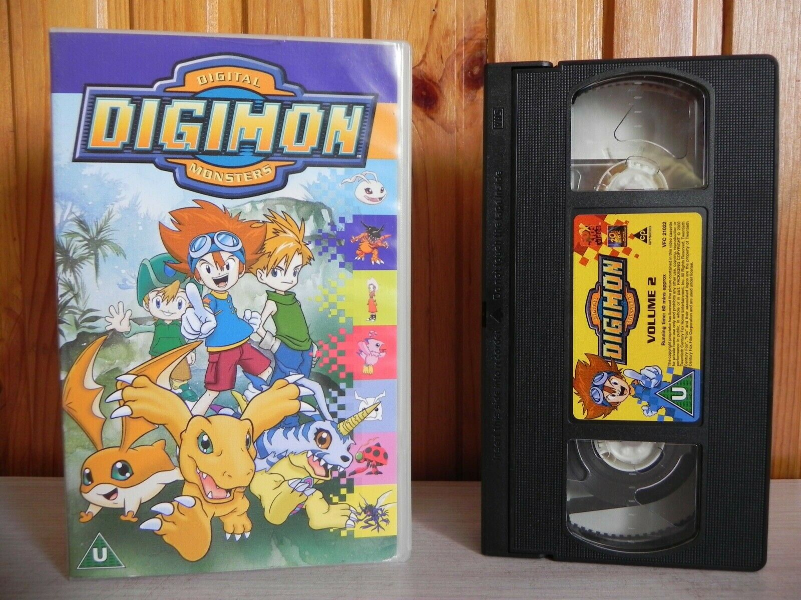 Digimon - Digital Monsters - Volume 2 - Fox Kids Video - Three Episodes - VHS-