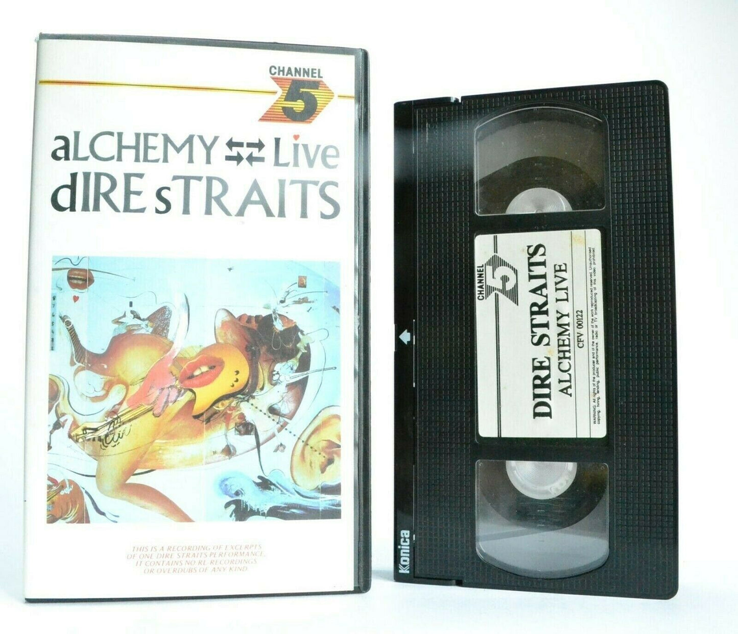 Dire Straits: Alchemy Live - (1986) Channel 5 - Concert - Rock Music - Pal VHS-