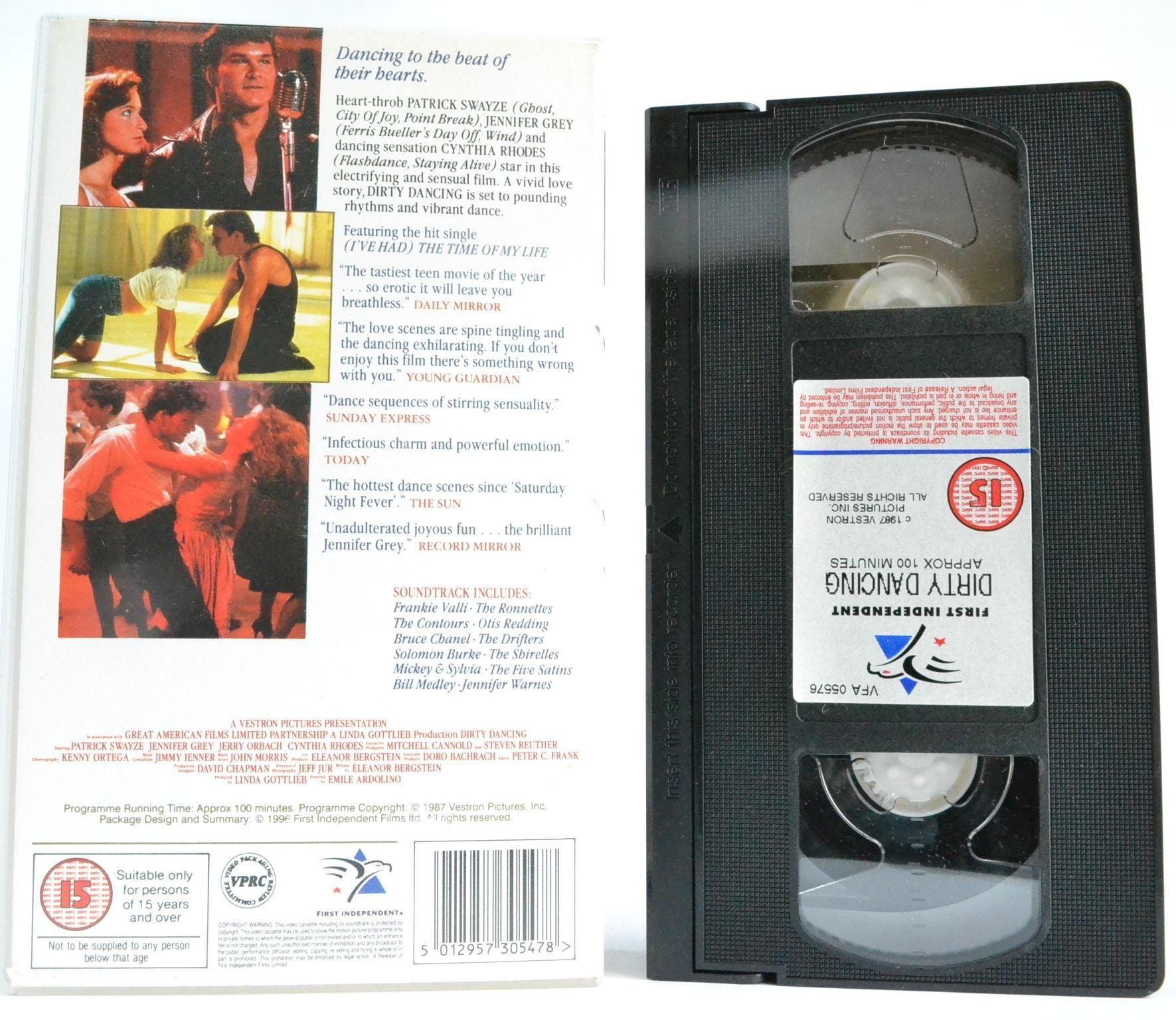 Dirty Dancing: [1997 10th Anniversary] Patrick Swayze - Music Drama Romance - VHS-