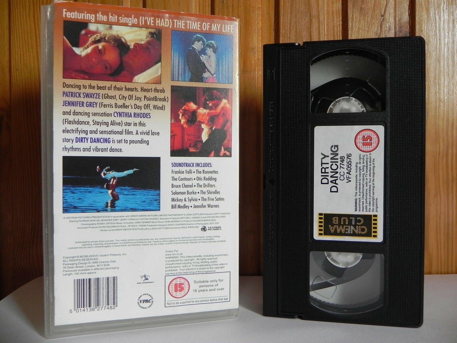 Dirty Dancing - Cinema Club - Romance - Patrick Swayze - Jennifer Grey - Pal VHS-