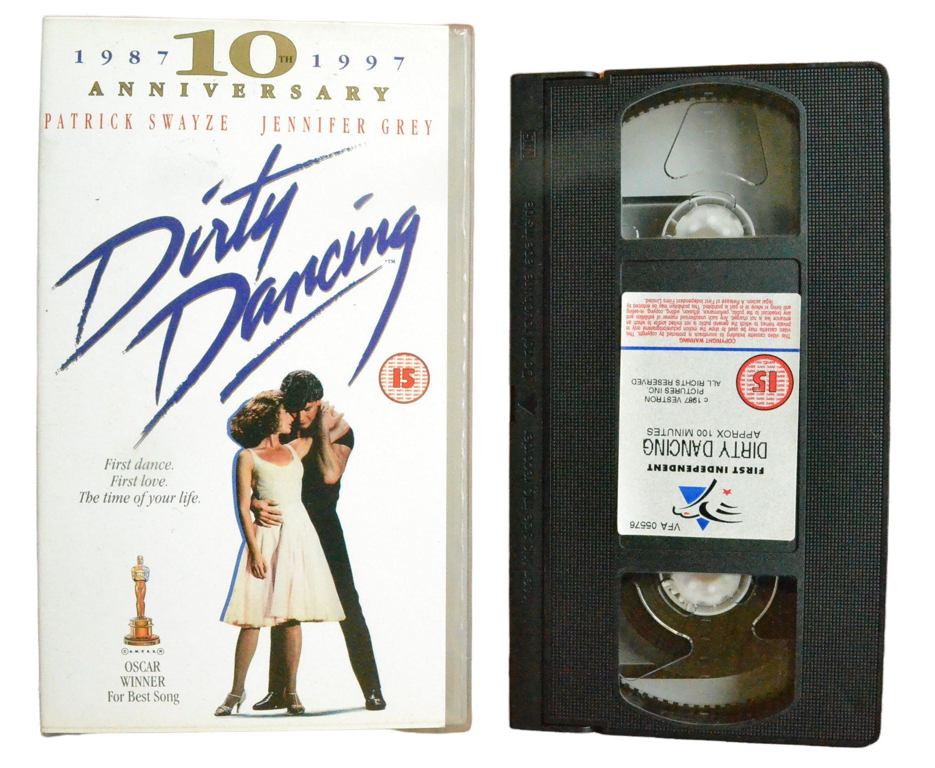 Dirty Dancing - Patrick Swayze - First Independent - Vintage - Pal VHS-