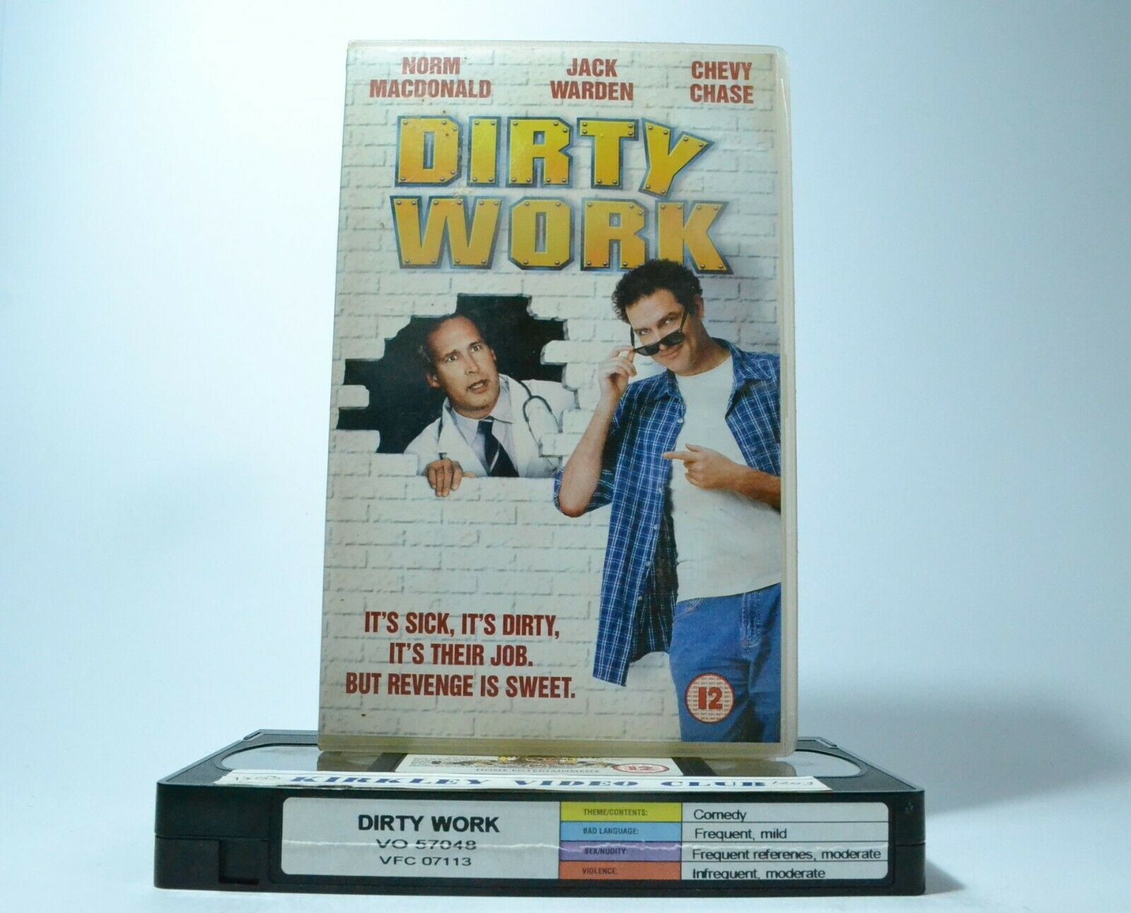 Dirty Work (1998): Black Comedy [Large Box] Rental - Chevy Chase - Pal VHS-