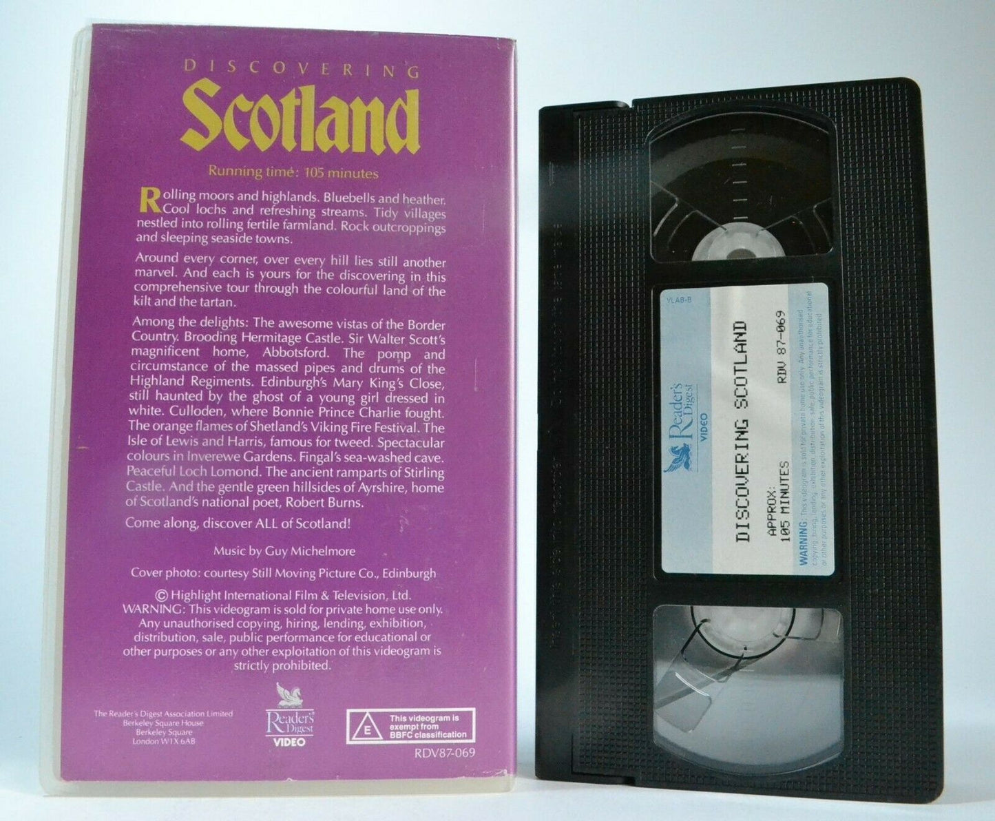 Discovering Scotland [Reader's Digest] Documentary - Abbotsford - Ayrshire - VHS-