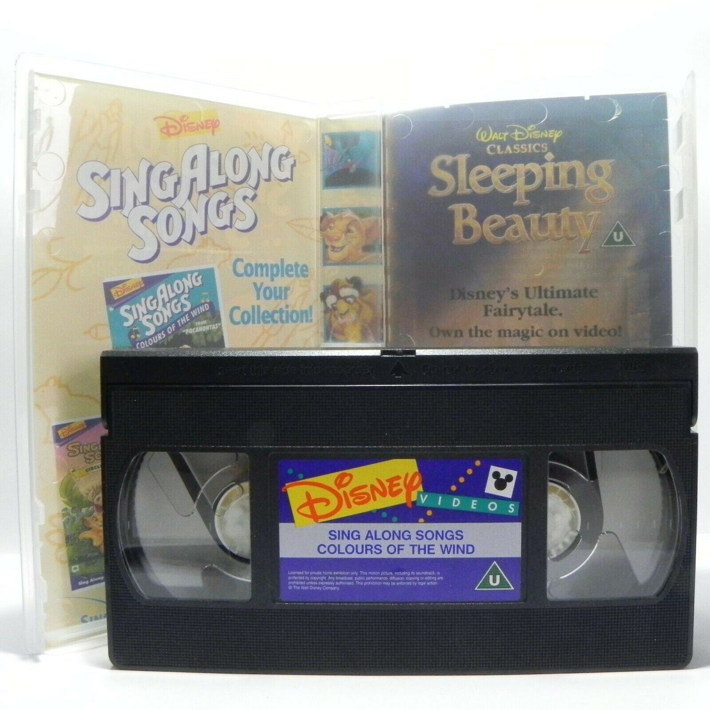 Disney Sing Along Songs: Colours Of The Wind - Pocahontas - Children's - VHS-