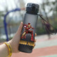 Disney Spiderman and Hulk Water Bottle - 560ML Cartoon Plastic Drinking Cups - Iron Man Toy for Boys and Adults-13-