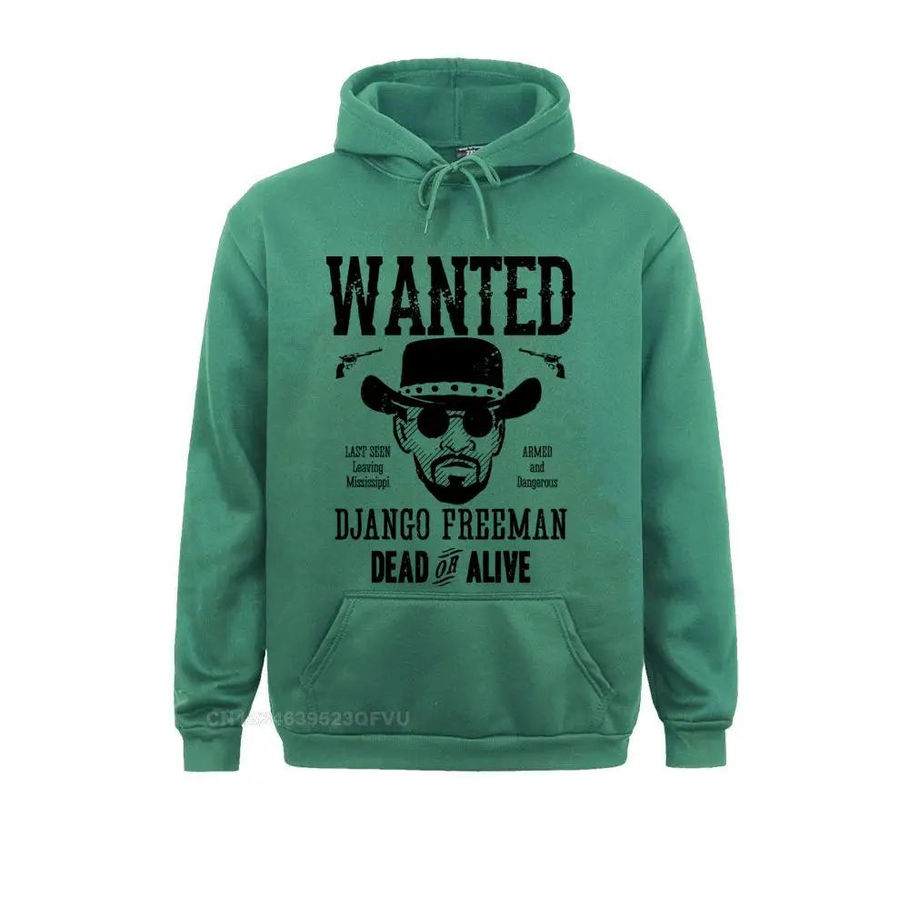 Django Unchained Hoodie – Quentin Tarantino Western Movie Sweatshirt for Hoodie Time Fans-green-S-