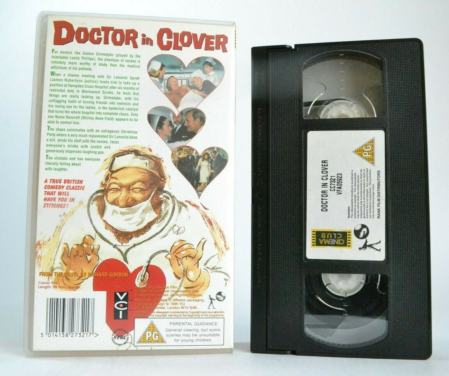 Doctor In Clover (1966) - British Comedy Classic - Leslie Phillips - Pal VHS-