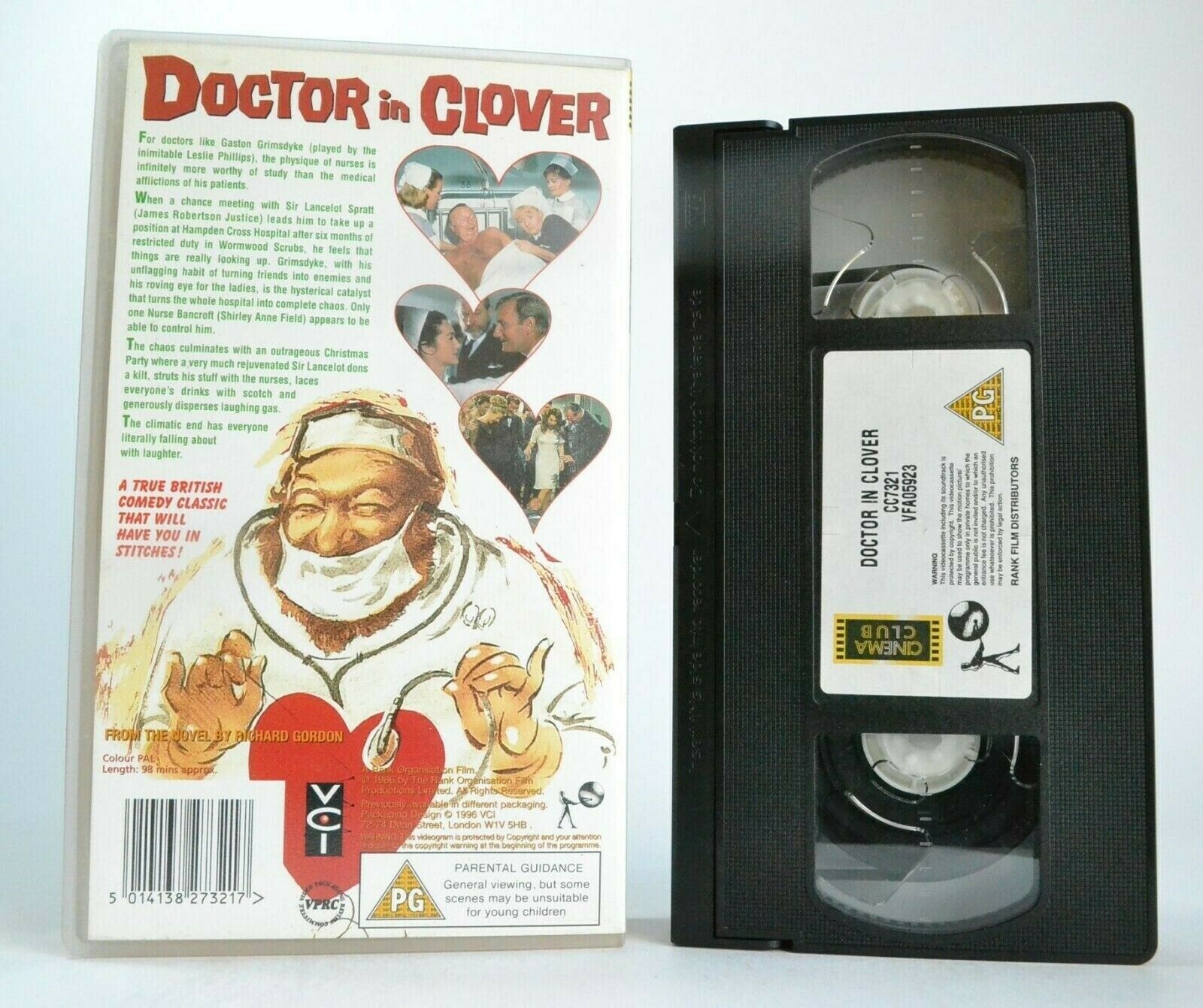 Doctor In Clover (1966) - British Comedy Classic - Leslie Phillips - Pal VHS-