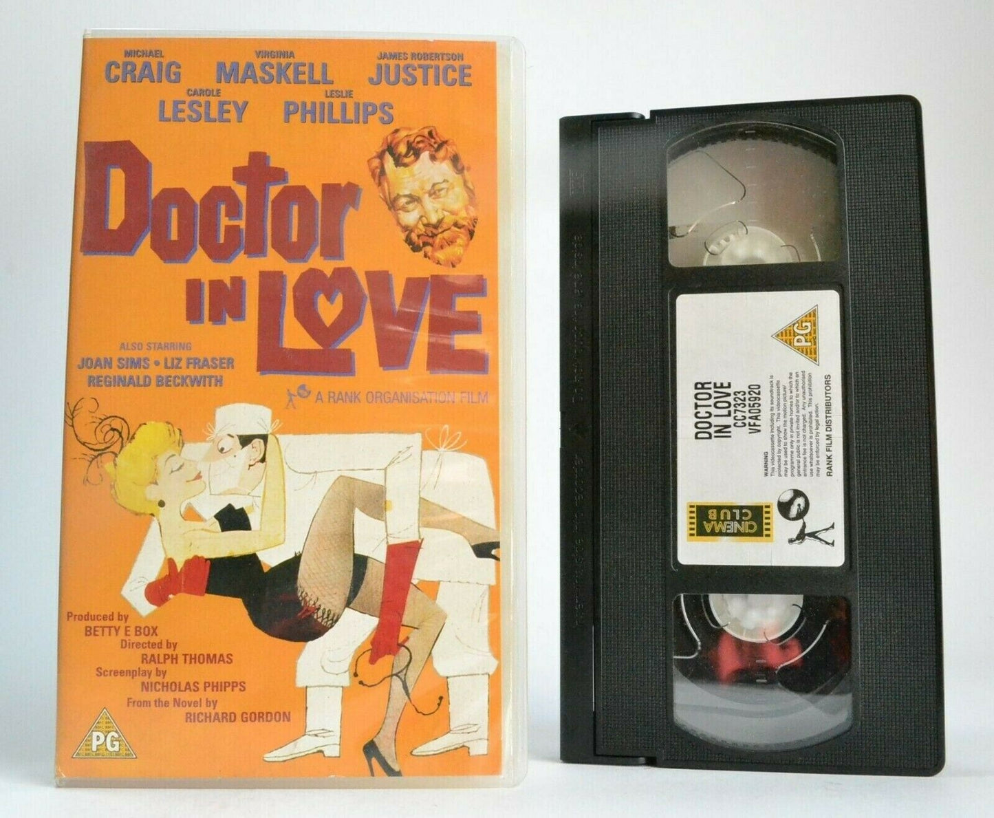 Doctor In Love (1960) - Comedy - James Robertson Justice/Michael Craig - Pal VHS-