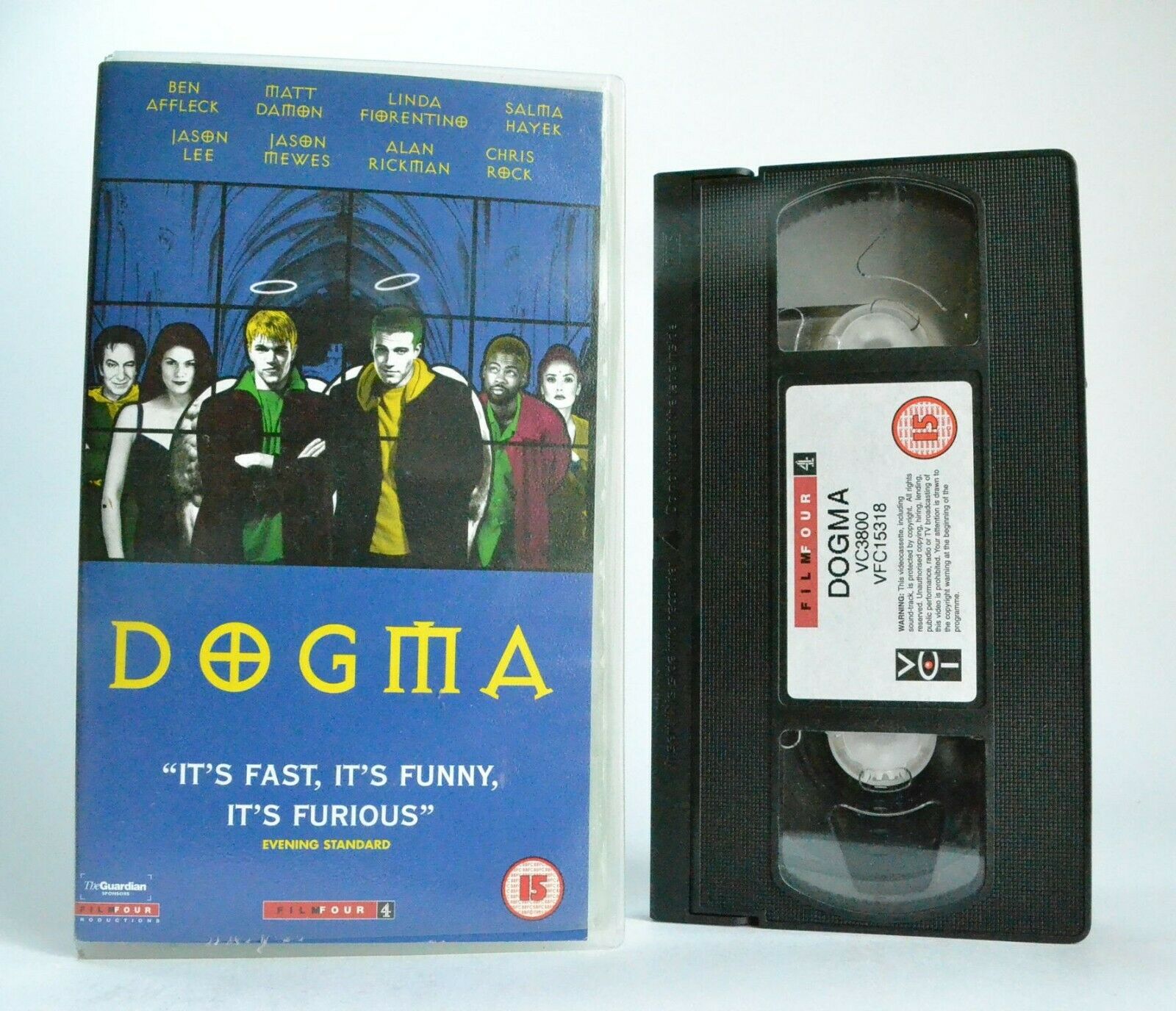 Dogma: Kevin Smith 4th Movie (1999) - Comedy - Ben Affleck/Matt Damon - Pal VHS-