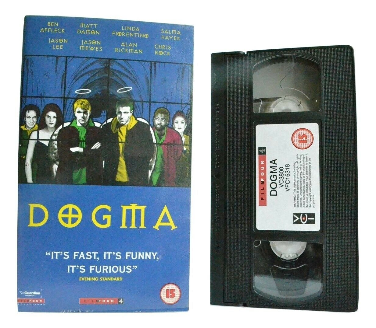 Dogma: Kevin Smith 4th Movie (1999) - Comedy - Ben Affleck/Matt Damon - Pal VHS-