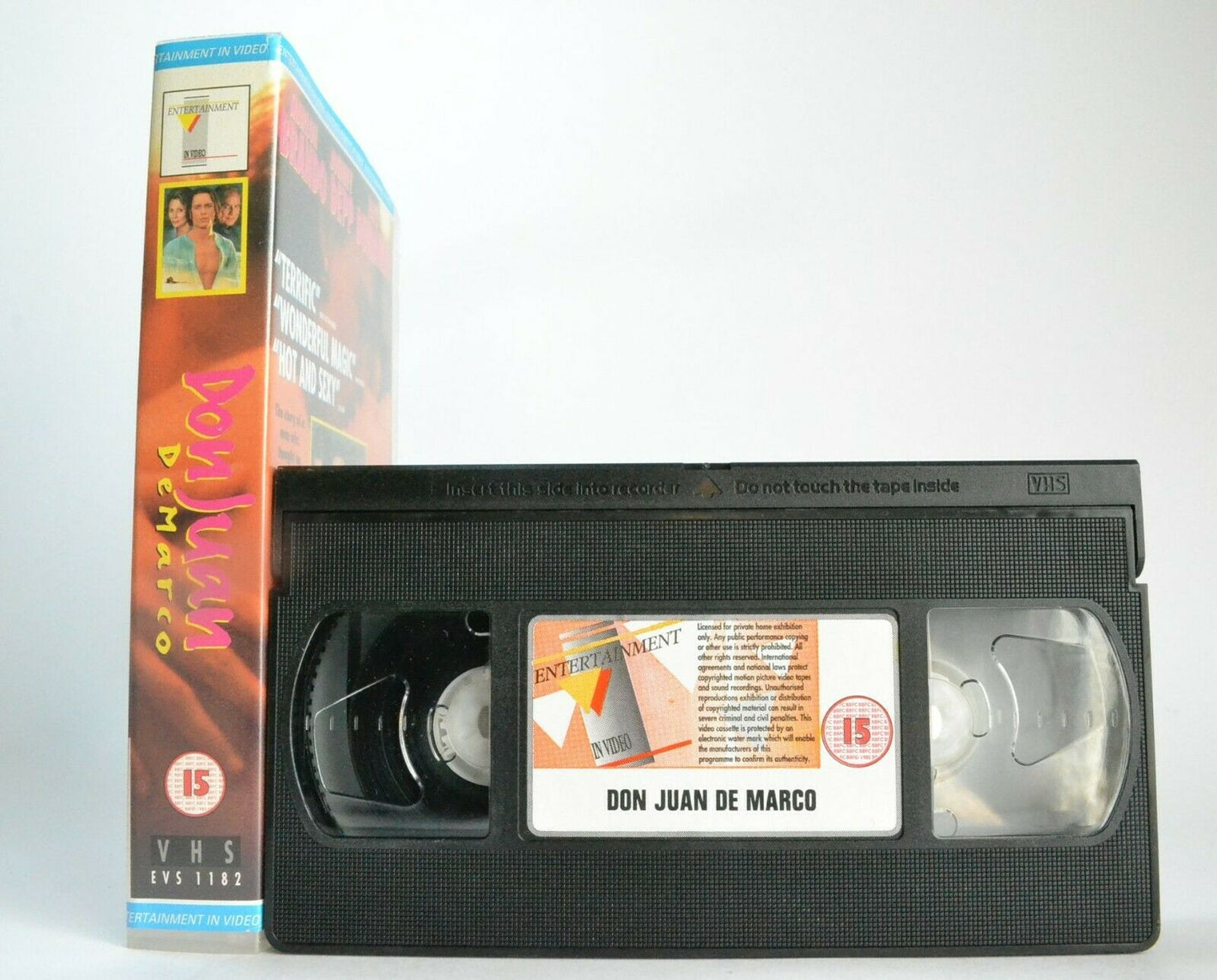 Don Juan de Marco (1994): Marlon Brando & Johnny Depp - Modern Romance - VHS-