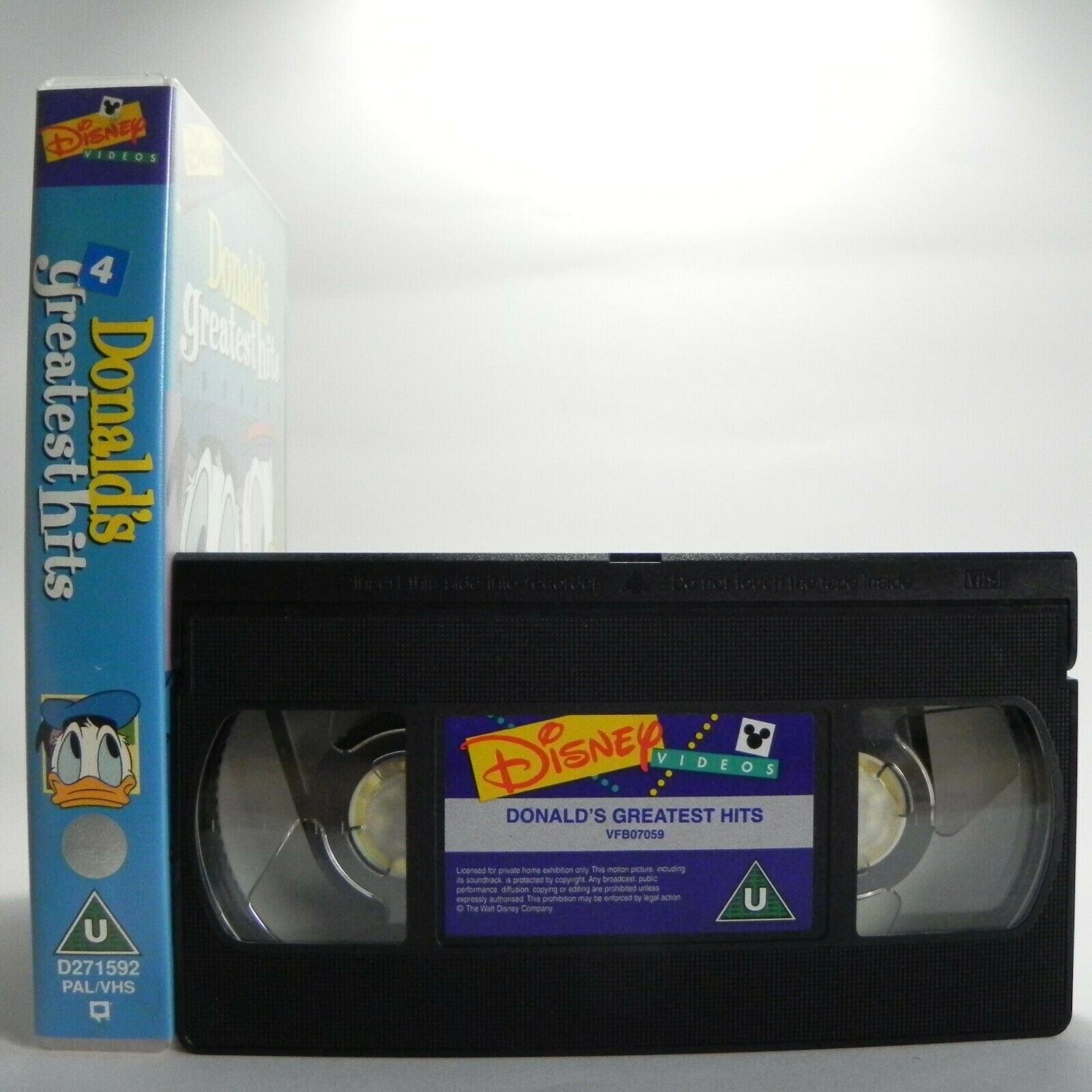 Donald Duck: Greatest Hits - Disney - Animation - Children's Compilation - VHS-