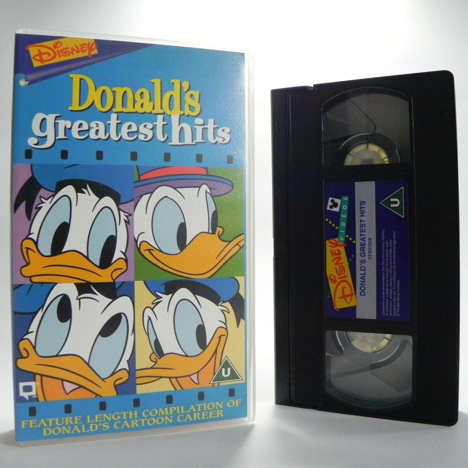 Donald Duck: Greatest Hits - Disney - Animation - Children's Compilation - VHS-