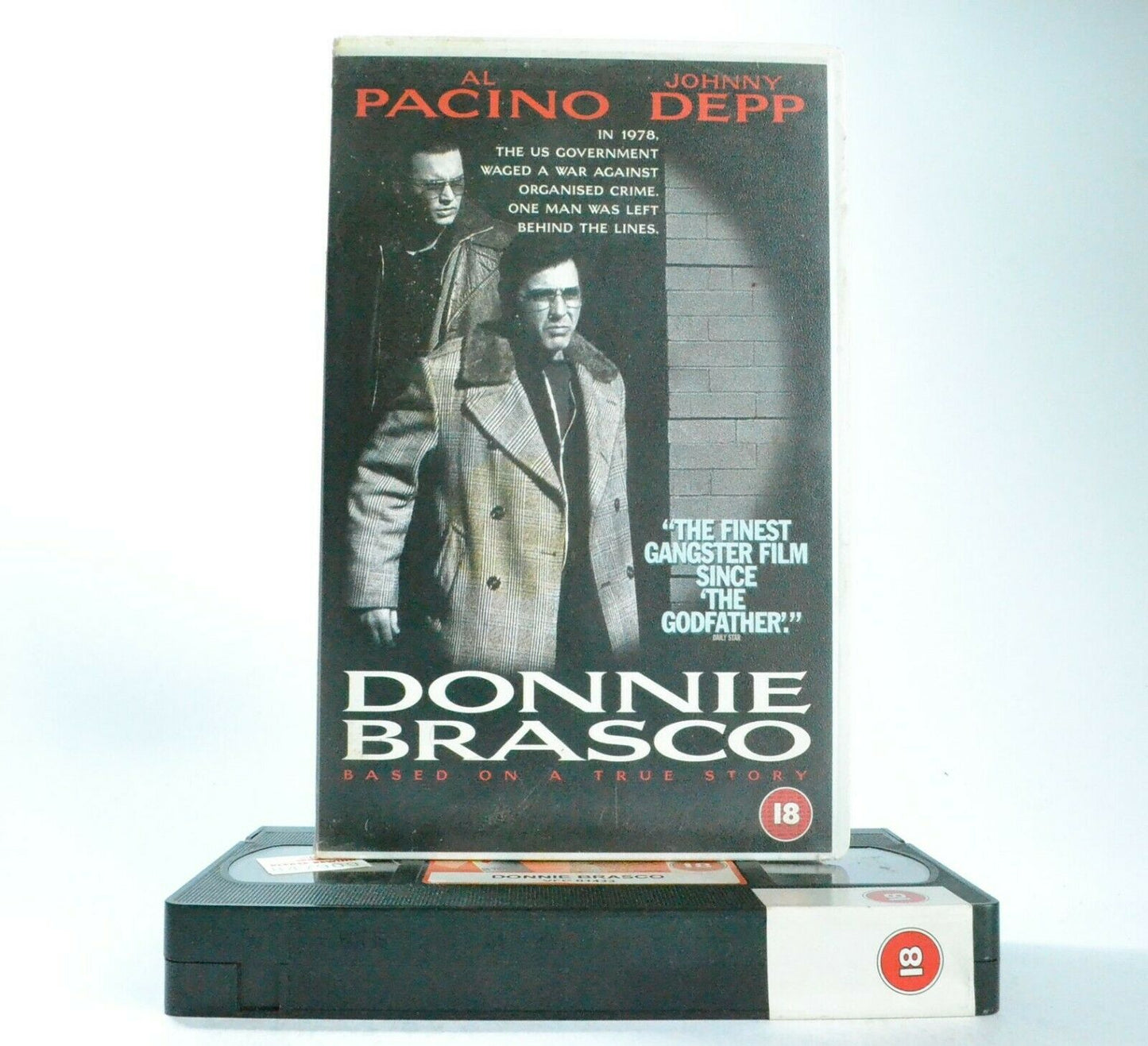 Donnie Brasco: Based On True Story - Drama - Large Box - A.Pacino/J.Depp - VHS-