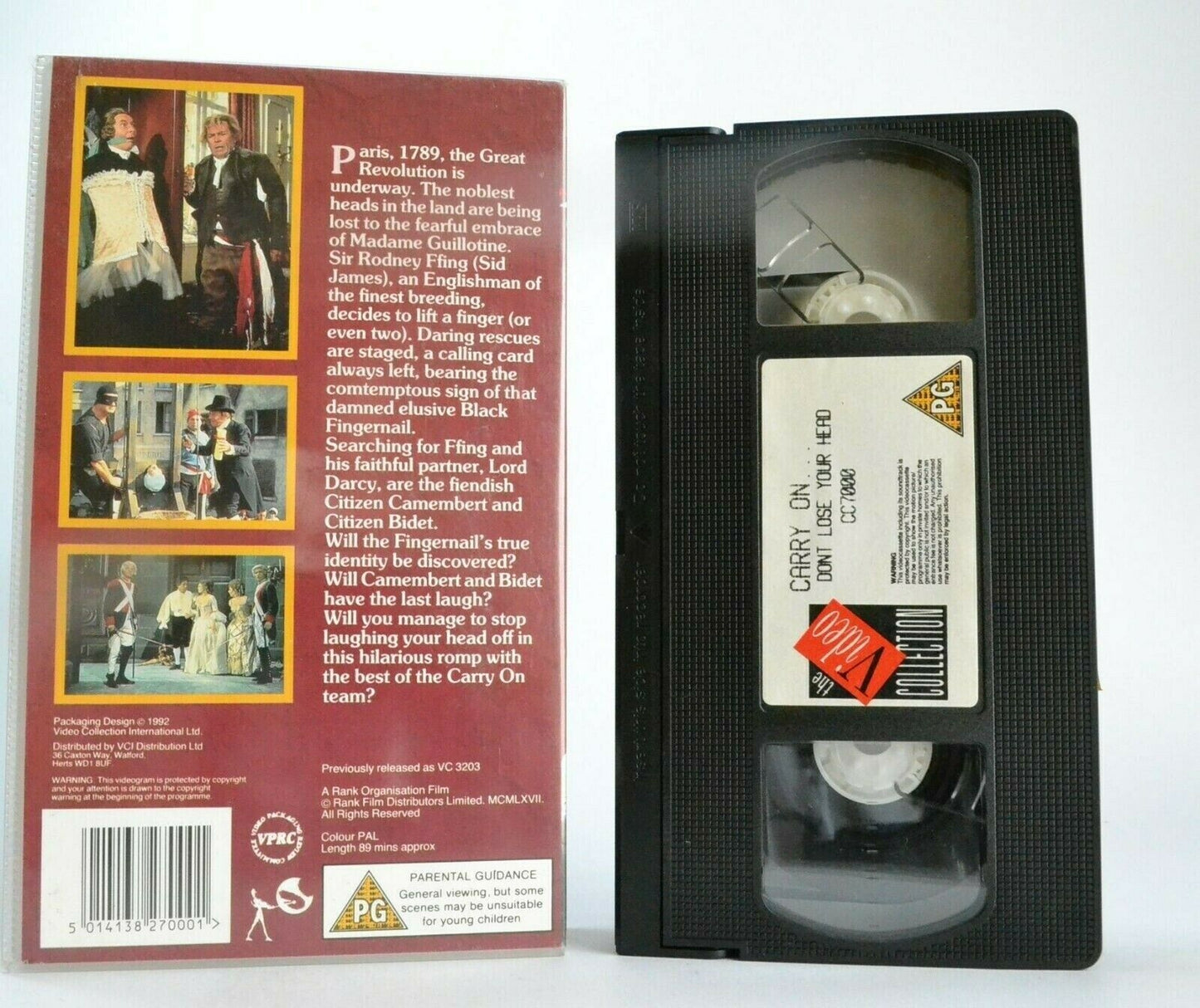 Don't Lose Your Head (1967): 13th "Carry On" Film Series - British Comedy - VHS-