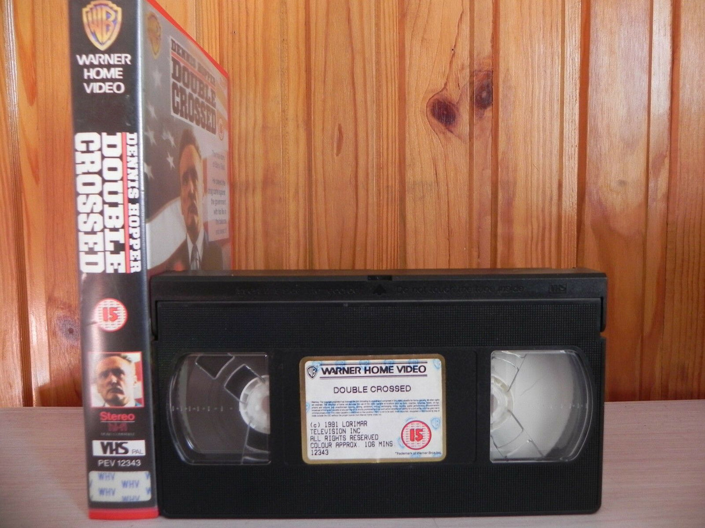 Double Crossed - True story - Drug Runner - Barry Seal - Dennis Hopper - Pal VHS-