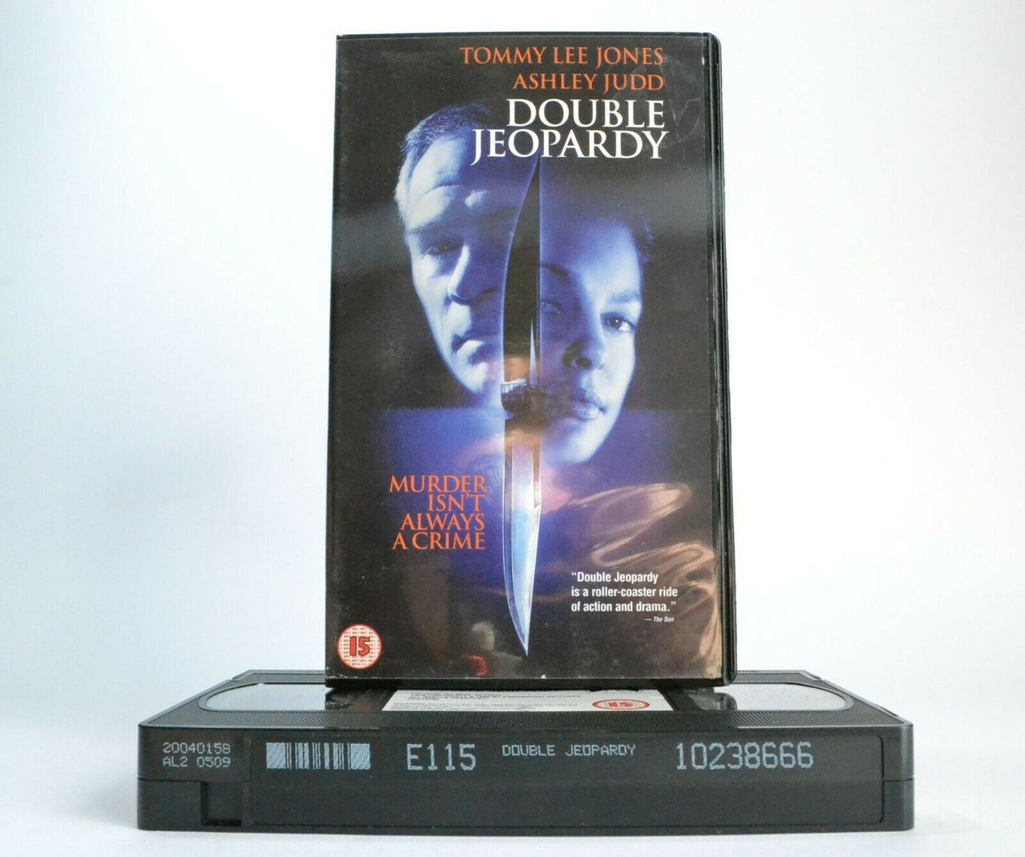 Double Jeopardy - Neo-Noir Crime Thriller - Tommy Lee Jones/Ashley Judd - VHS-