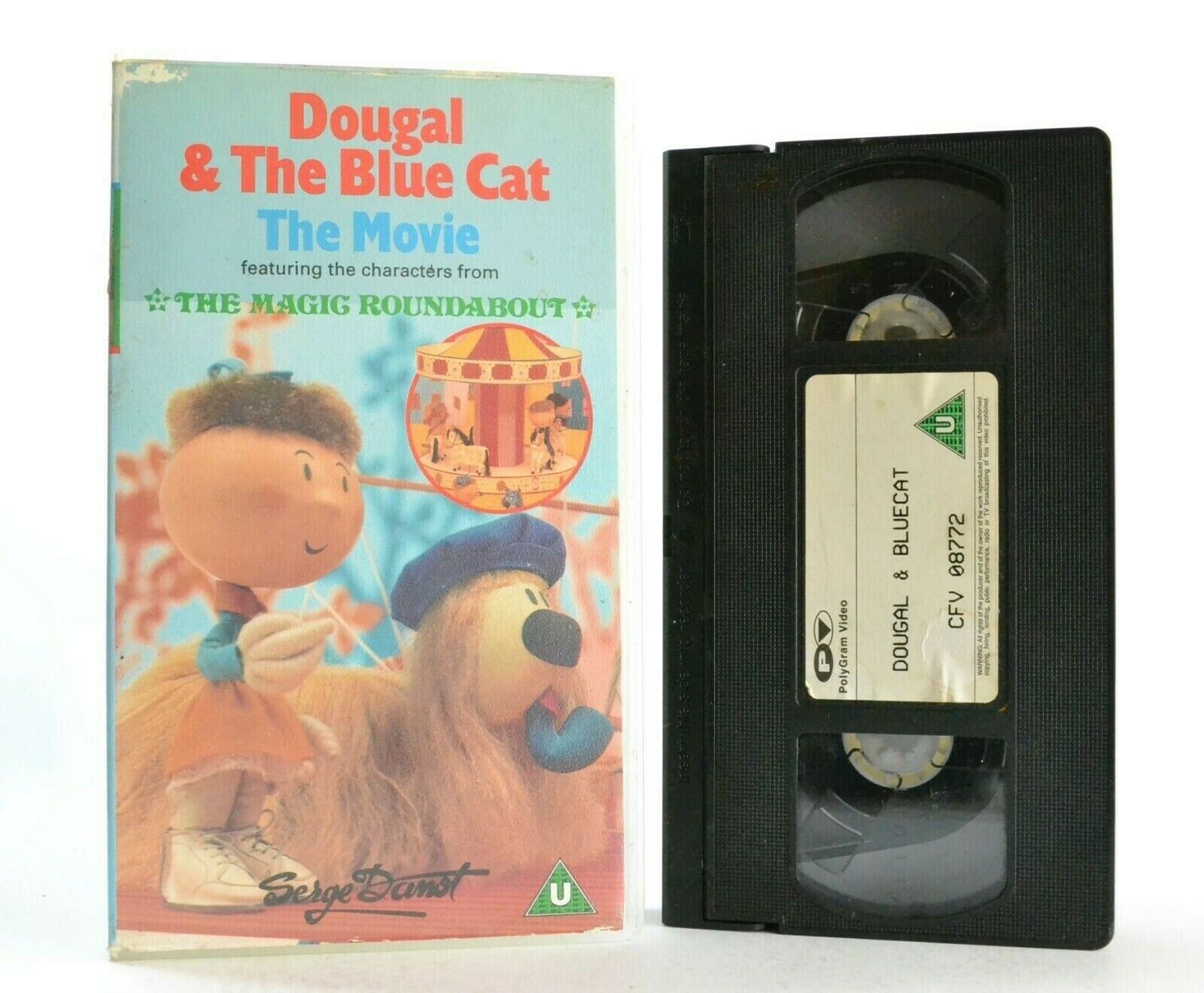 Dougal And The Blue Cat: The Movie - The Magic Roundabout - Children's - Pal VHS-