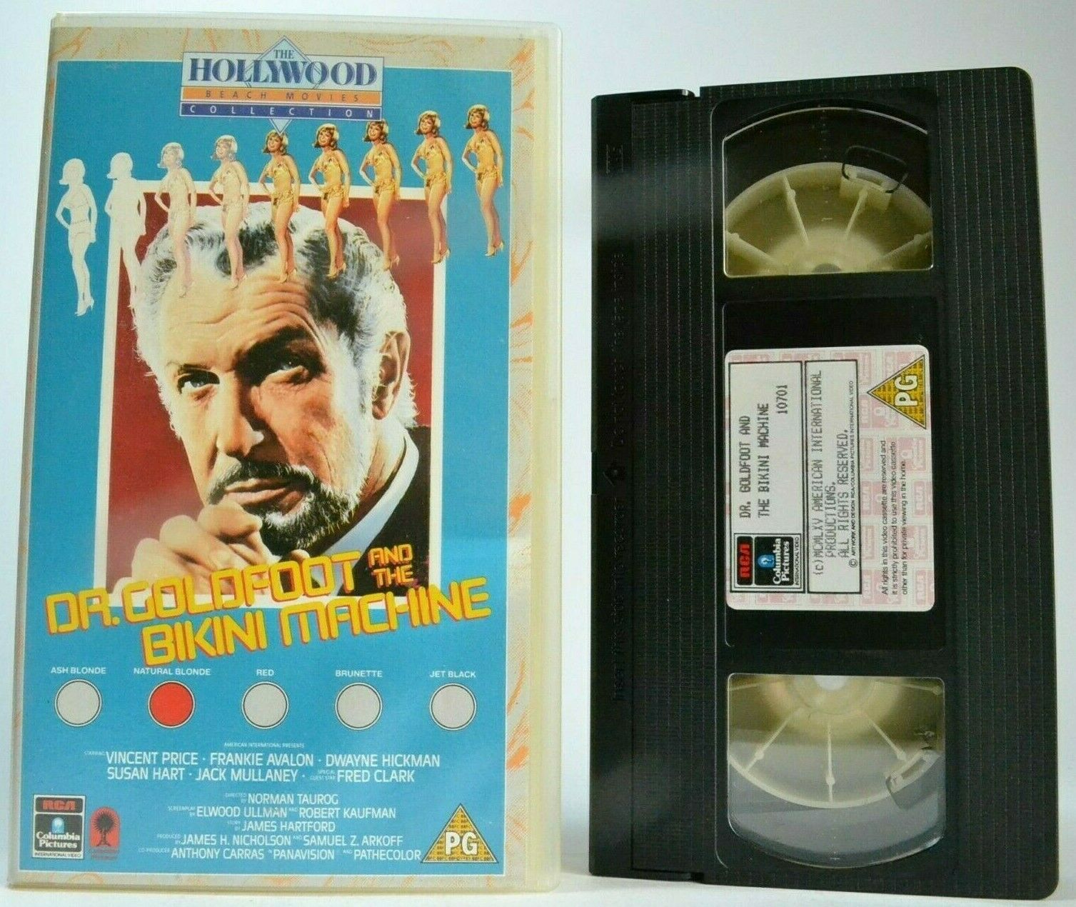 Dr. Goldfoot And The Bikini Machine [Pathécolor Comedy] Vincent Price - Pal VHS-