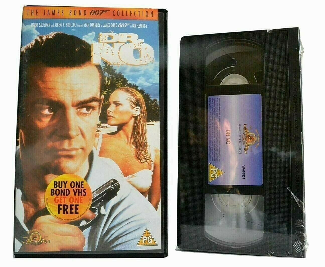 Dr. No (1962): James Bond Collection - Brand New Sealed - Sean Connery - Pal VHS-