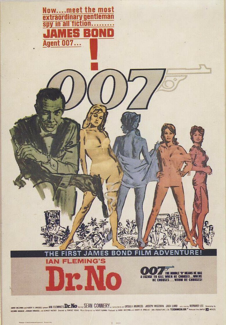 Dr.No (1962); 007 James Bond - Action -< Digitally Mastered>- Sean Connery - VHS-