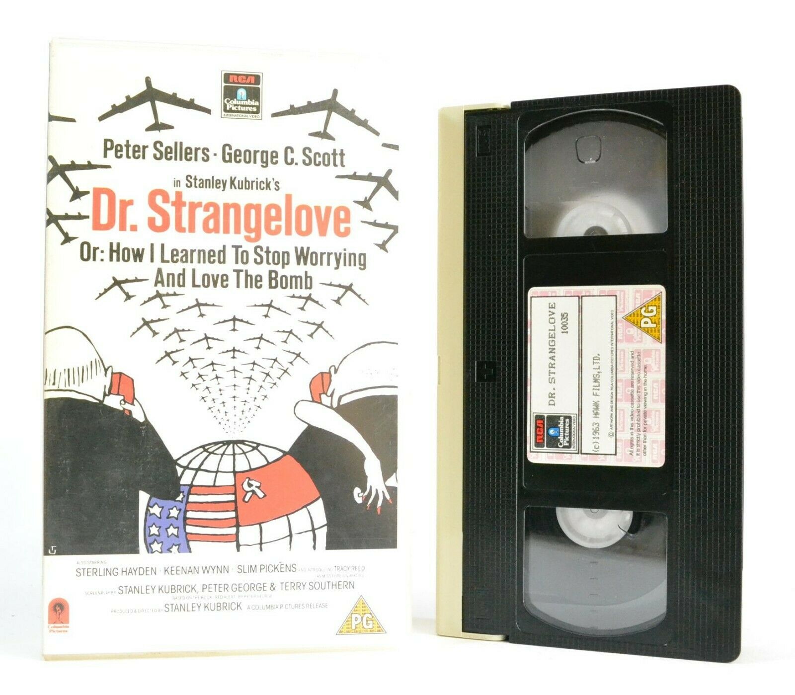 Dr.Stranglove: A S.Kubrick Film - Political Satire/Black Comedy (1964) - Pal VHS-