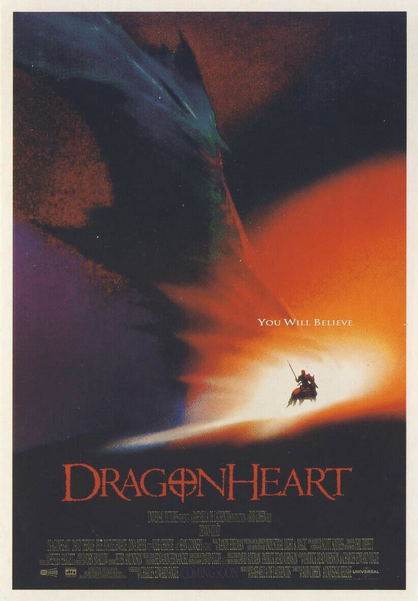 Dragonheart: Universal (1996) - Fantasy - Dennis Quaid / Sean Connery - Pal VHS-