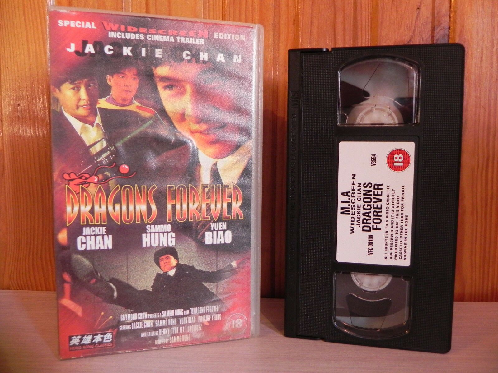 Dragons Forever - Jackie Chan - Sammo Hung - Yuen Biao - Kung-Fu - VHS - Video-