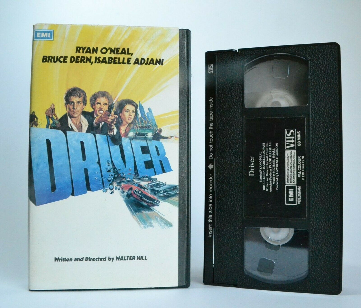 Driver: (1978) EMI Films - Pre-Cert - Neo-Noir Crime Thriller - I.Adjani - VHS-