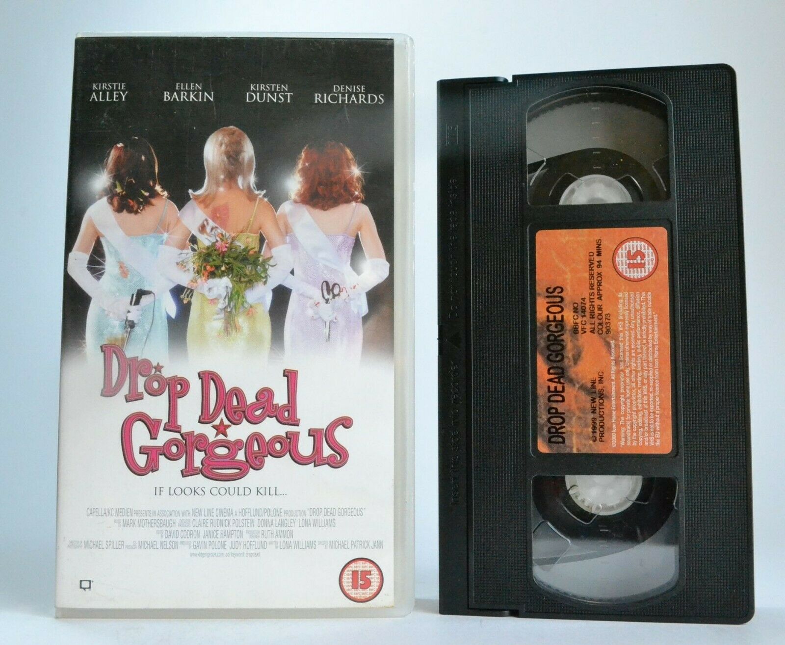 Drop Dead Gorgeous (1999) - Black Comedy - Kirstie Alley/Kirsten Dunst - Pal VHS-