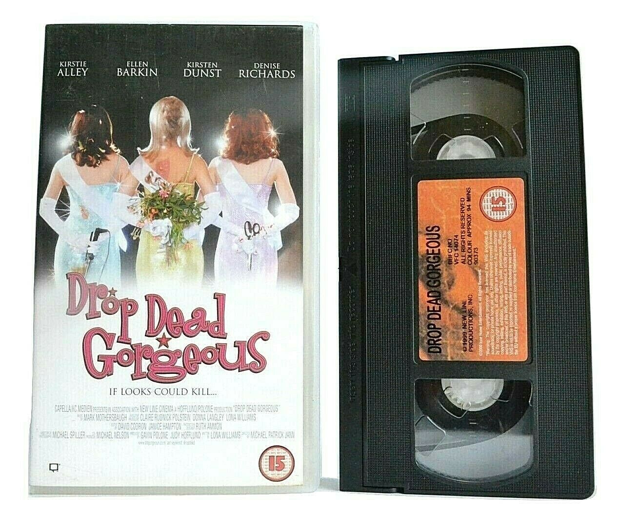 Drop Dead Gorgeous (1999) - Black Comedy - Kirstie Alley/Kirsten Dunst - Pal VHS-