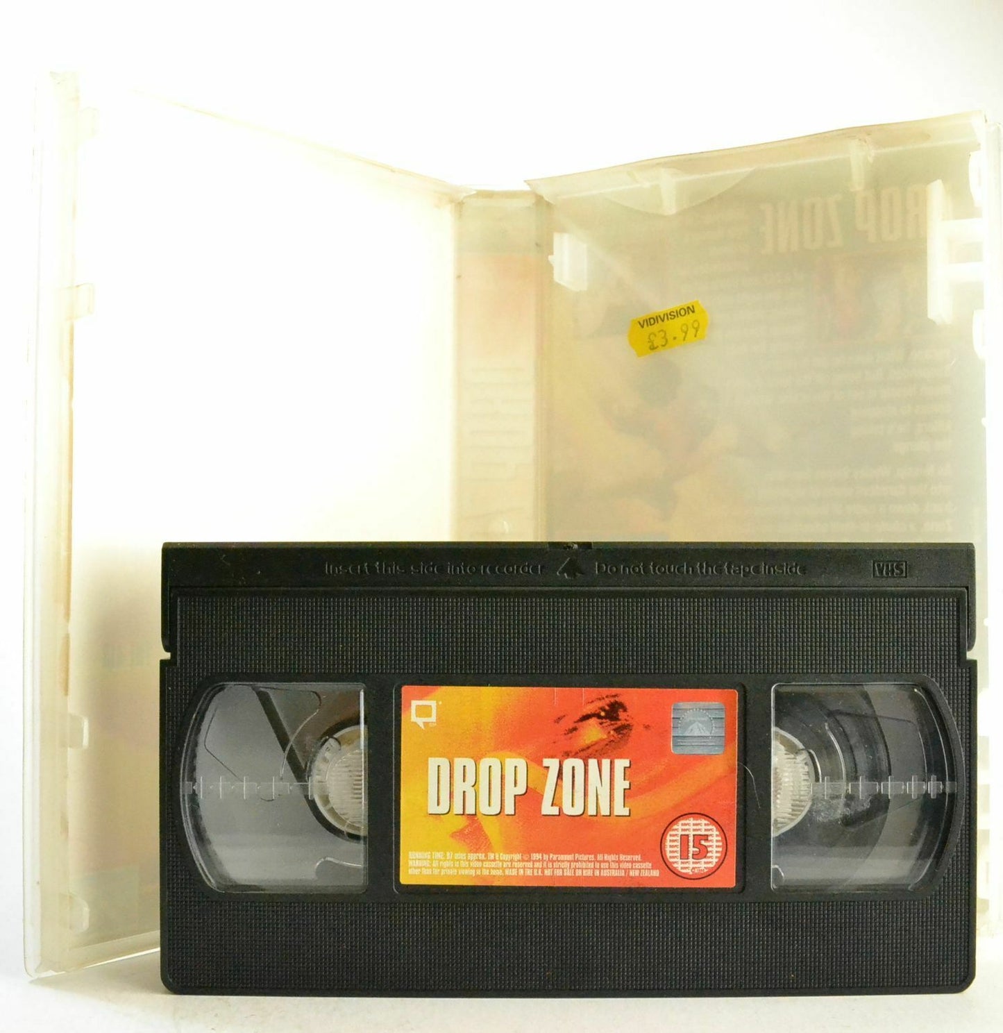 Drop Zone: Action/Thriller (1994) - Large Box - W.Snipes/G.Busey - Pal VHS-