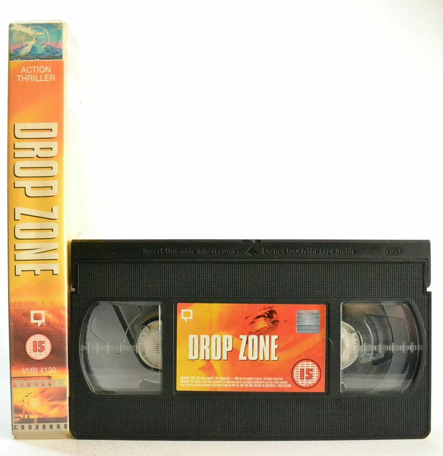 Drop Zone: Action/Thriller (1994) - Large Box - W.Snipes/G.Busey - Pal VHS-