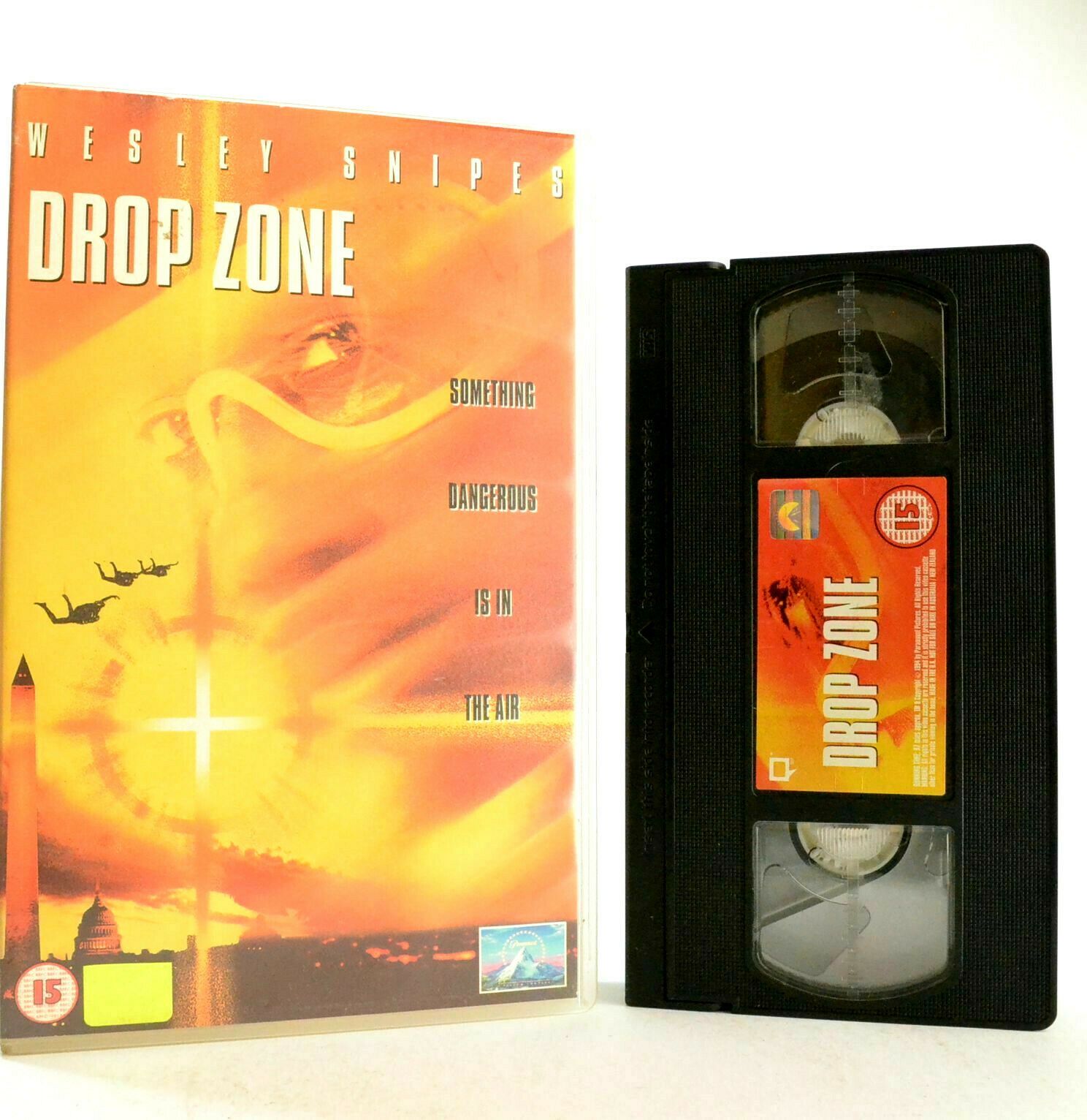 Drop Zone: Action/Thriller (1994) - Large Box - W.Snipes/G.Busey - Pal VHS-