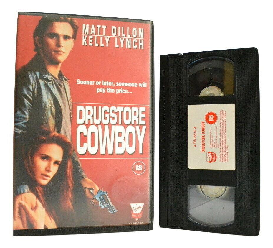 Drugstore Cowboy: Based On J.Fogle Novel - Drama - Large Box - Matt Dillon - VHS-